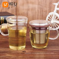 Taza de vidrio de muestra gratis con infusor Hey Lilac